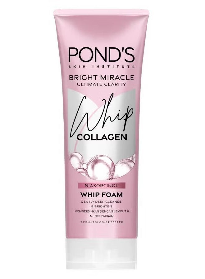Pond's Bright Miracle Ultimate Clarity Whip Collagen Niasorcinol Facial Foam 100g - Image 2