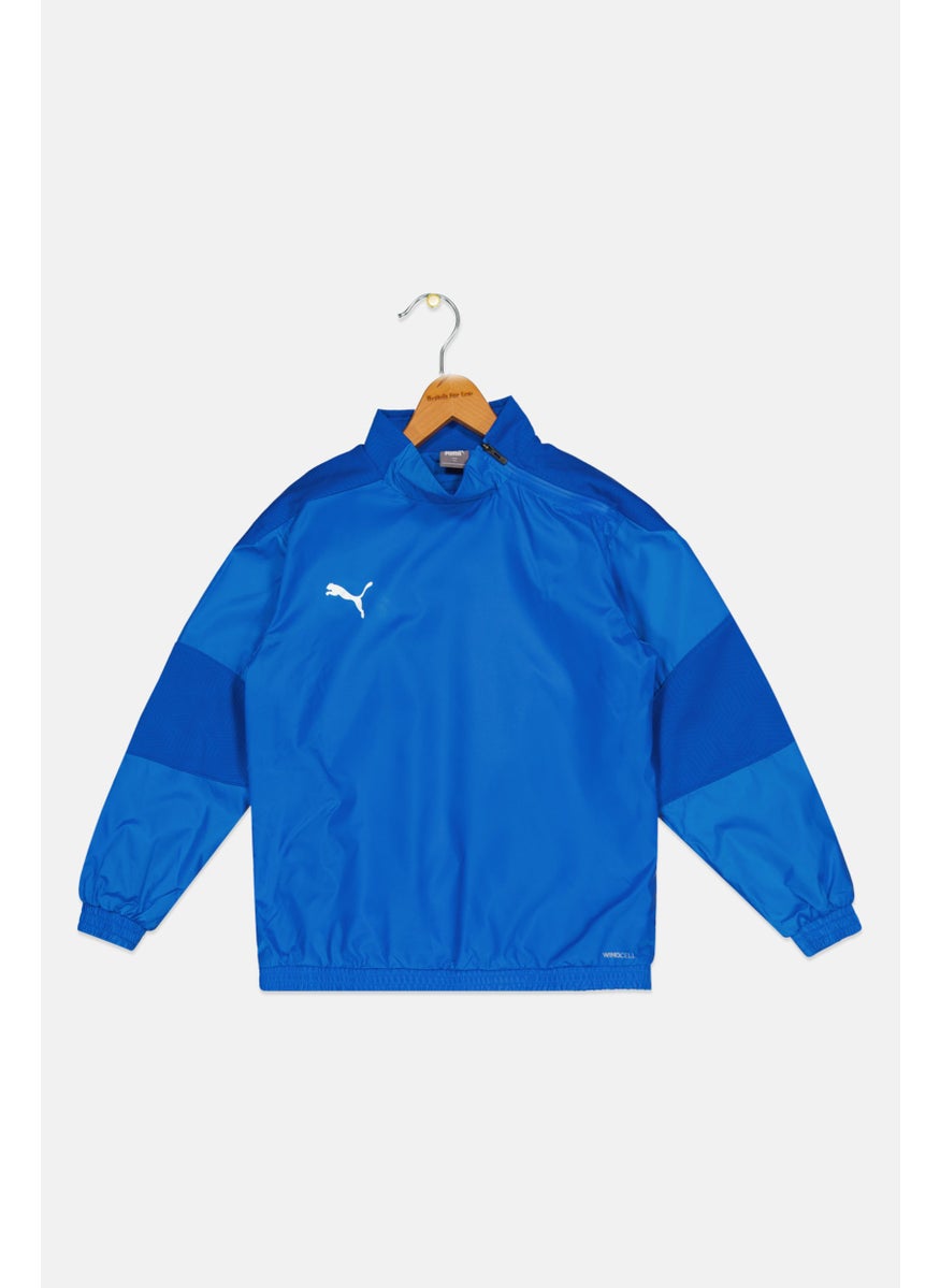 PUMA Kids Boy Sportswear Fit Long Sleeve Outdoor Jacket, Blue  - Image 1