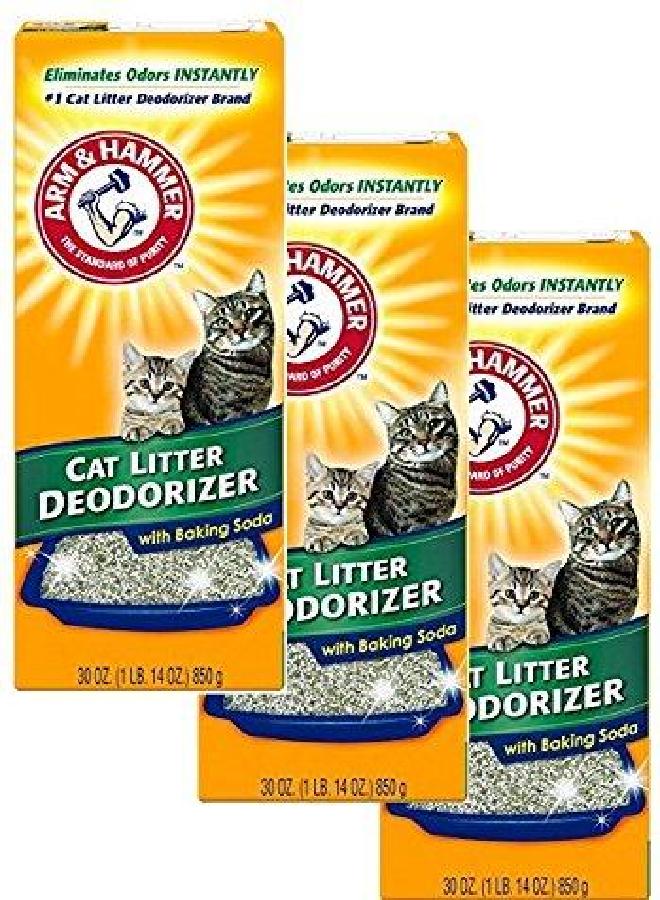 Arm & Hammer Multiple Cat Litter Deodorizer with Baking Soda (3 Pack) - Image 3