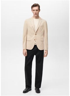 Mango Man Casual Slim Fit Blazer  - Image 5