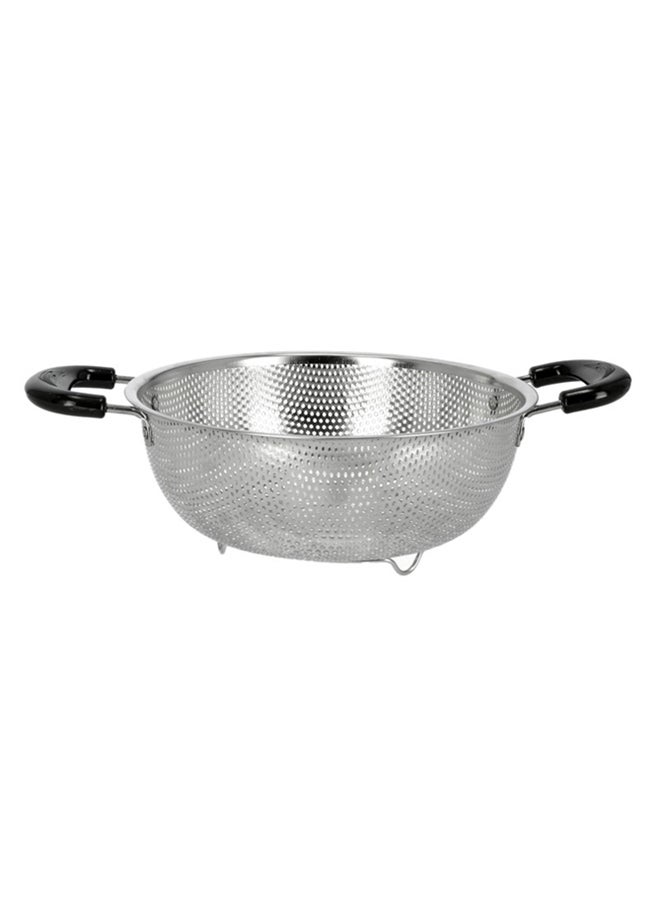 Royalford Stainless Steel Fruit Basket/Strainer, Hands Free Straining, Multi-Purpose & Large Capacity, Easy To Clean & Safe, Durable Material Silver - Image 1