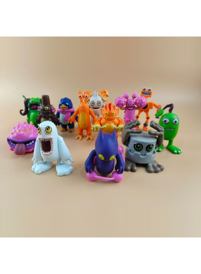 انفجارات الوحش جوقة MySingingMonsters الكرتون اليدوية دمية الحلي لعبة اللعب العصرية - اللون: جيل بانبان (مجموعة من 8) - Image 4
