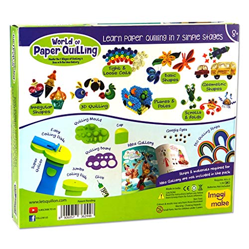Quill On World of Paper Quilling with Electric Quilling Tool | Paper Quilling Kit | Crafts for Girls Ages 8-12 | Craft Kit | Christmas Activities for Kids for Kids Ages 8 9 10 11 12 - Image 2
