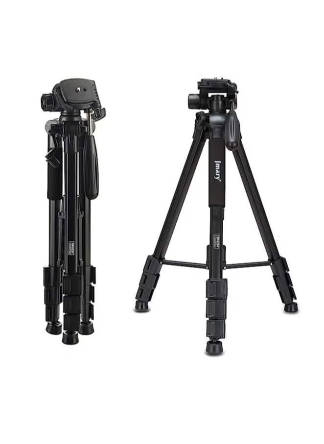 Jmary Jmary KP-2234 Professional Aluminium Tripod for All DSLR Cameras (Black)  - Image 1