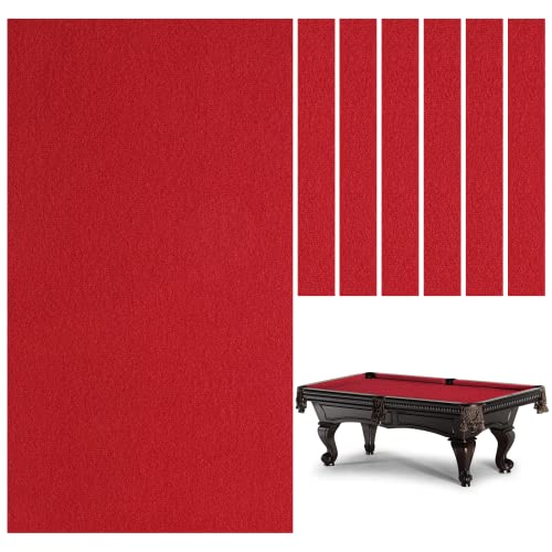 Anjetan Billiard Cloth, 8.53ft Pool Table Felt Cloth for 8ft Pool Tables, Billiard Protector with 6 Cloth Strips Used for Home, Clubs, Bars - Image 1