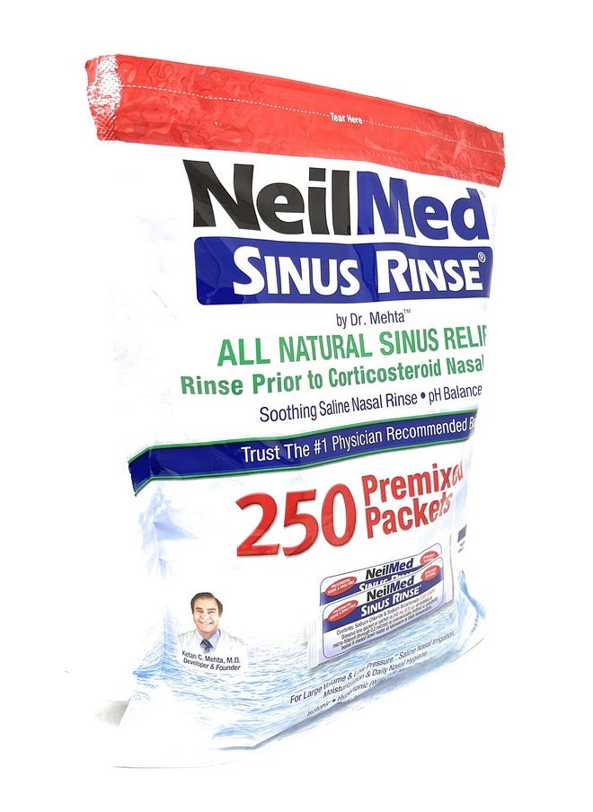 NeilMed Neilmed Sinus Rinse Refill Packets 250 Ct  - Image 1