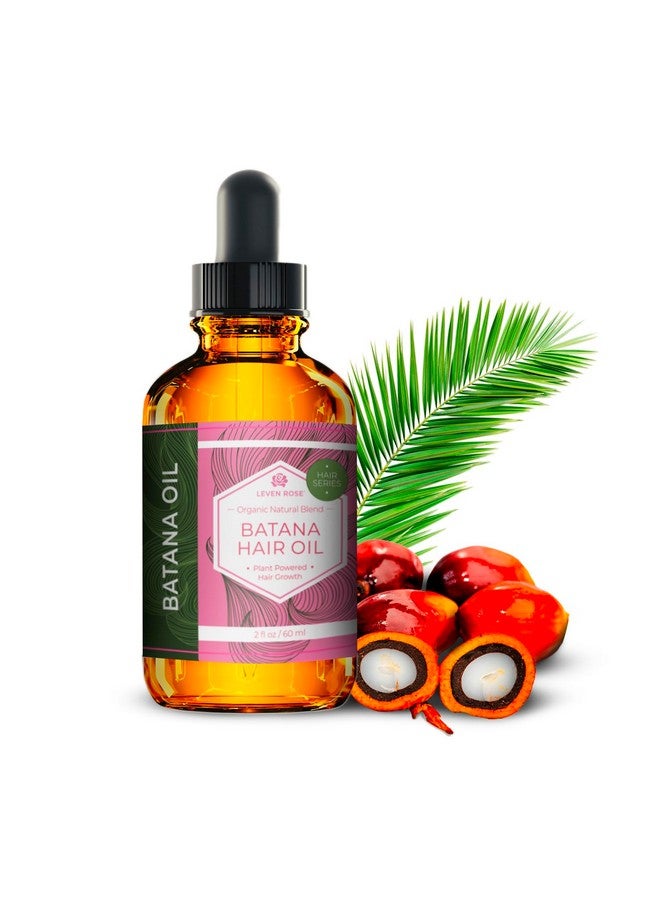 ليفن روز زيت باتانا لنمو الشعر، مصل شعر عضوي 2 أونصة للأطراف المتقصفة والشعر الجاف التالف - Image 1