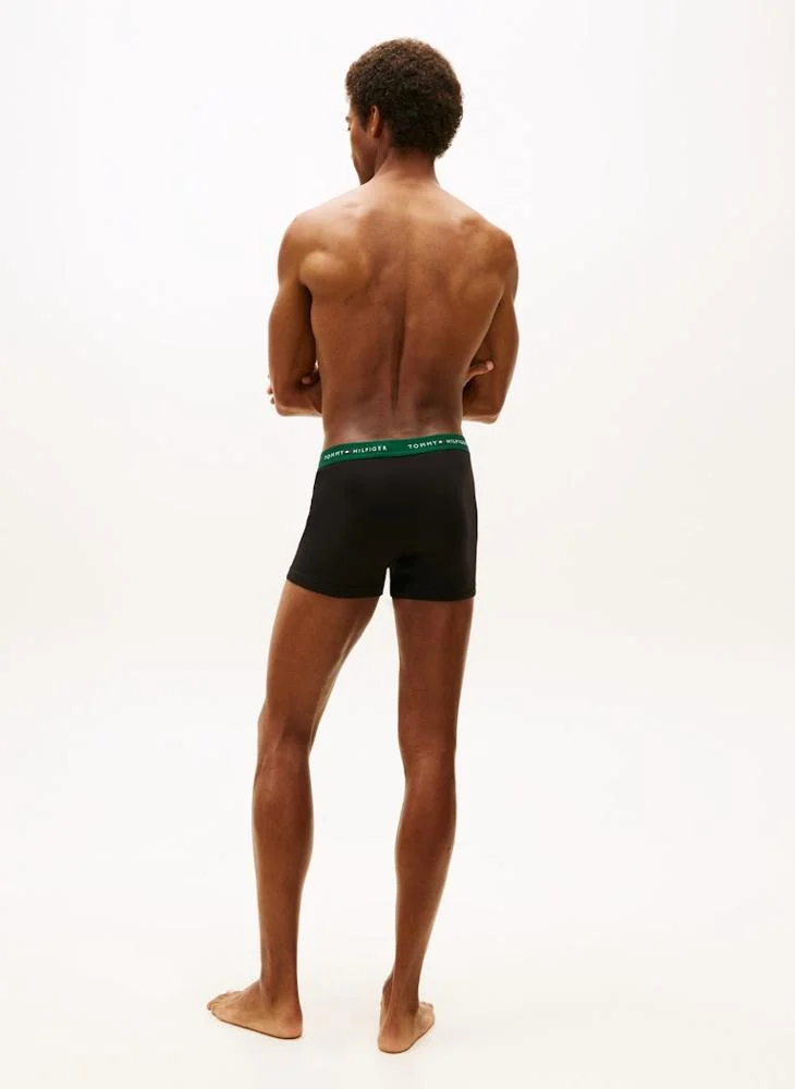 TOMMY HILFIGER 5-Pack Signature Repeat Logo Waistband Trunks
