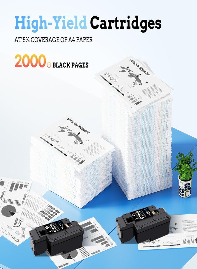 LxTek Remanufactured Toner Cartridge Replacement for WorkCentre 6027 6025 - Image 3