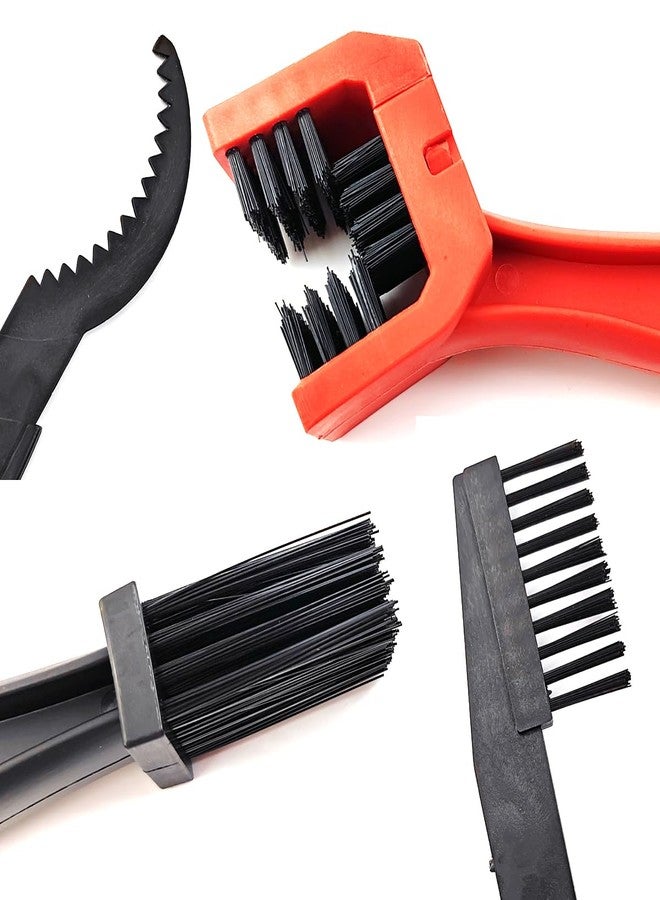 ROYHOO 5PCS/Set Bicycle Chain Cleaning Tool Set,Bike Chain Crankset Brush,Motorcycle Washer Cleaner Brush Tools - Image 5