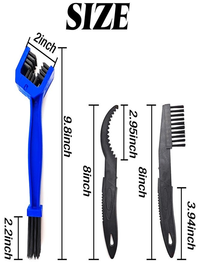 ROYHOO 5PCS/Set Bicycle Chain Cleaning Tool Set,Bike Chain Crankset Brush,Motorcycle Washer Cleaner Brush Tools - Image 2