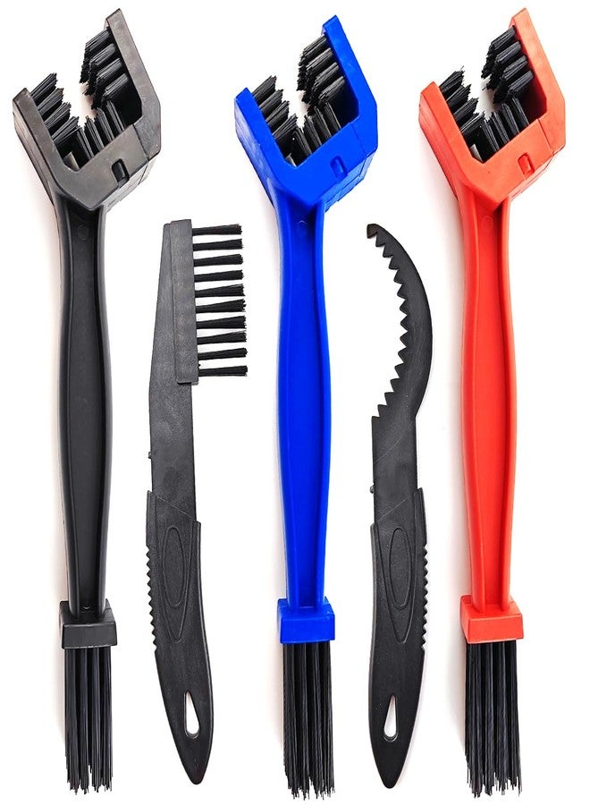 ROYHOO 5PCS/Set Bicycle Chain Cleaning Tool Set,Bike Chain Crankset Brush,Motorcycle Washer Cleaner Brush Tools - Image 1