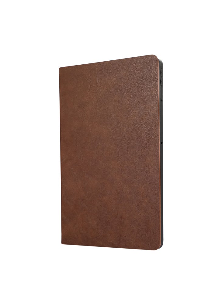 For Lenovo Tab Plus Shockproof Case PU Leather Tablet Cover with Stand - Brown - Image 5