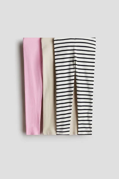 H&M 3-Pack Jersey Leggings