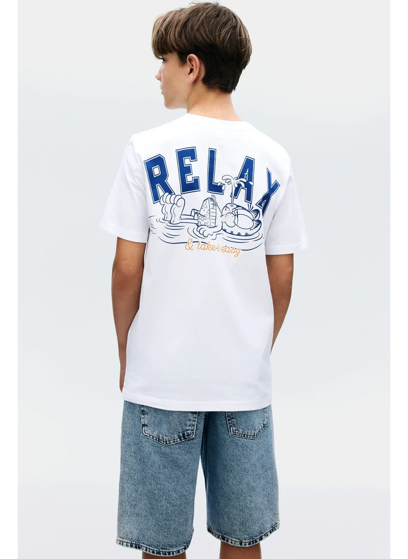 اتش اند ام Printed T-shirt