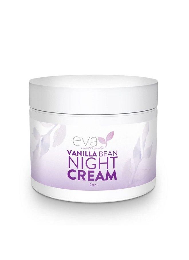 Eva Naturals Vanilla Bean Night Repair Cream  Green Tea & Vitamin E Face Night Cream For Smoother Softer Skin While Reducing Wrinkles And Fine Lines Anti Aging  Moisturizer For All Skin Types  2 Oz  - Image 2