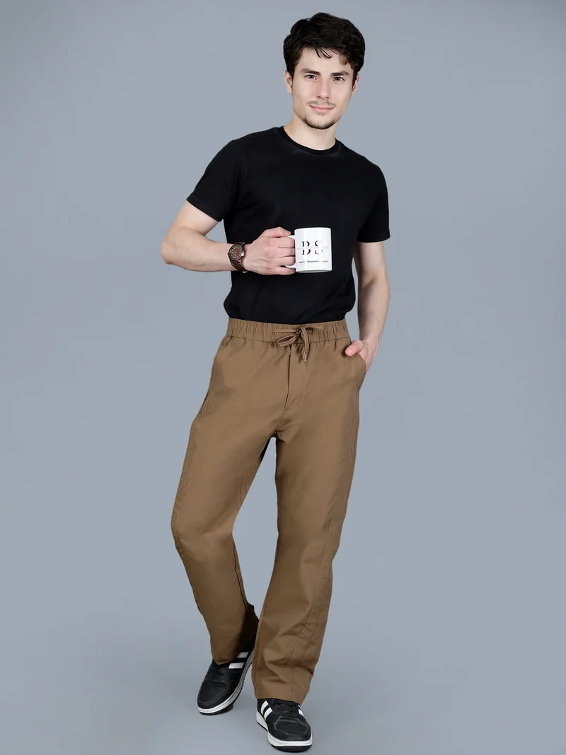 Fort Collins Fort Collins Men Relaxed Fit Pants with Drawstring