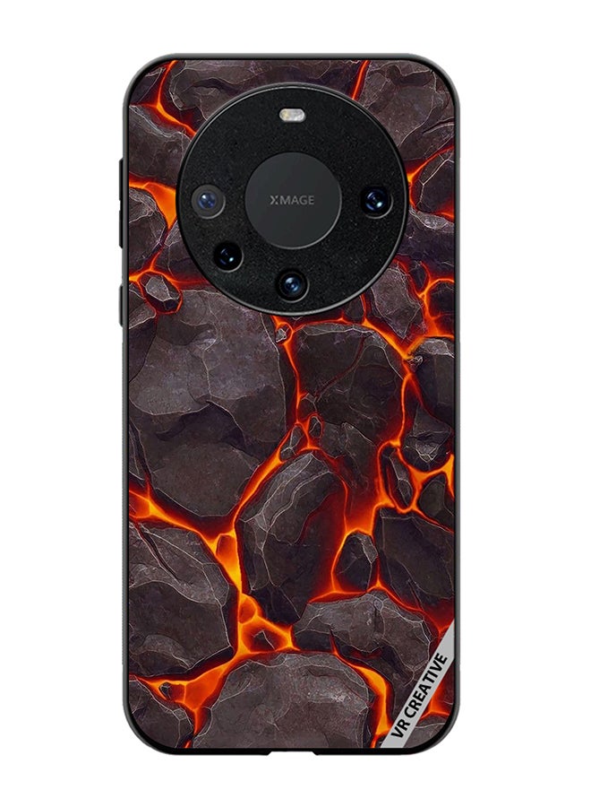 VR CREATIVE غطاء حماية واقٍ لهاتف هواوي ميت 60 برو بتصميم ملمس غير لامع متعدد الألوان - Image 1