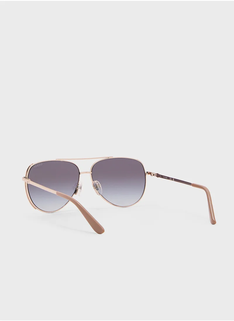 GUESS Uv-Protected Aviator Sunglasses