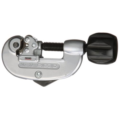 RIDGID 32915 #10 Screw Feed Tubing Cutter with Heavy-Duty Wheel, 1/8-inch to 1-inch Tube Cutter,Silver/Black,Small - Image 3