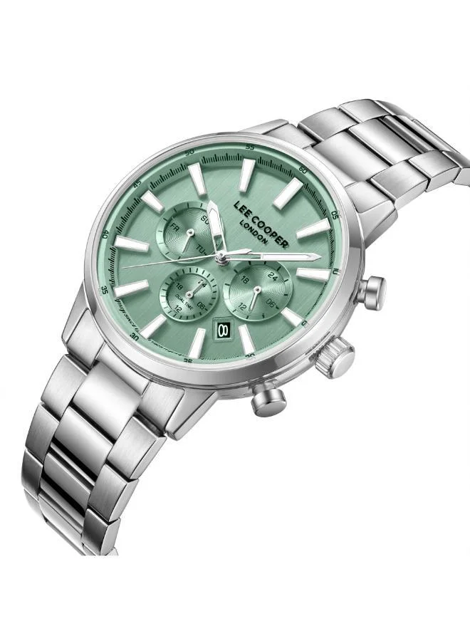 Lee Cooper  Men's Metal MULTIFUNCTION Watch LC08382.370 - 21 mm for Men | Best Price UAE