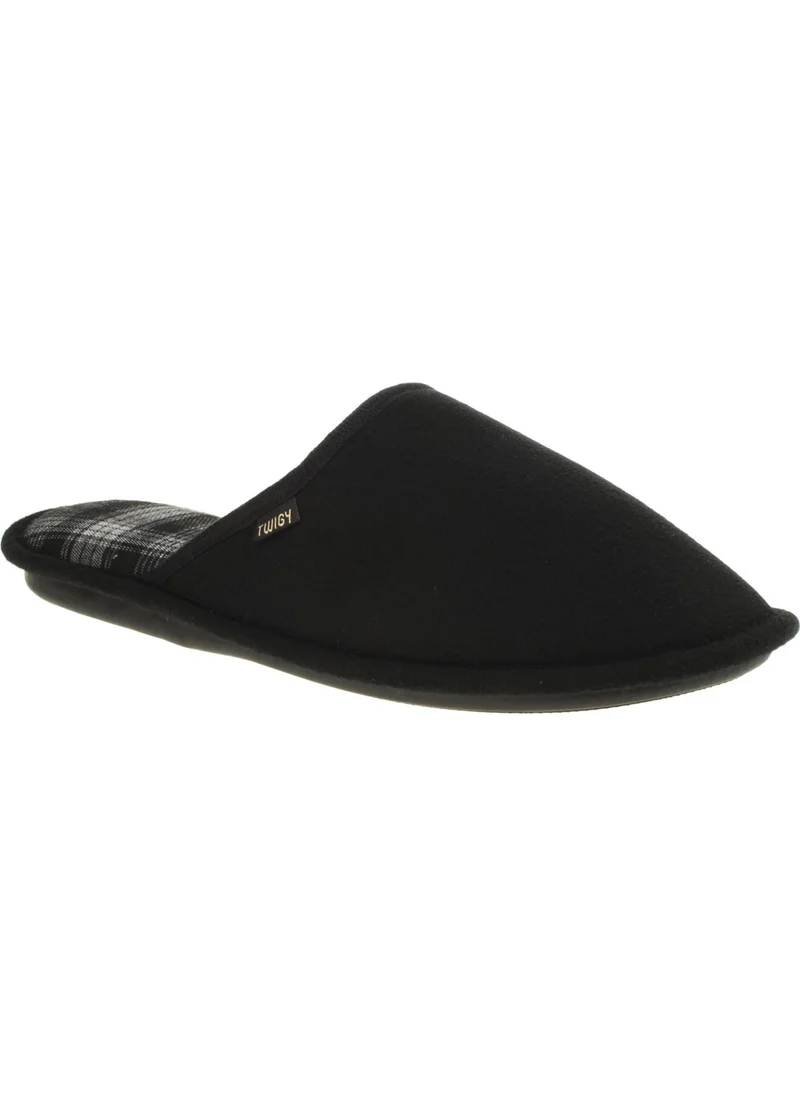 Twigy Nn0421 Tw Square Black Men's Slippers