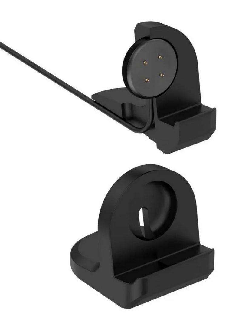 Silicone Charger Stand for Google Pixel Watch 2 Portable Non Slip Charging Dock with Cable Holder Durable Desktop Watch Stand for Secure Charging - Image 4