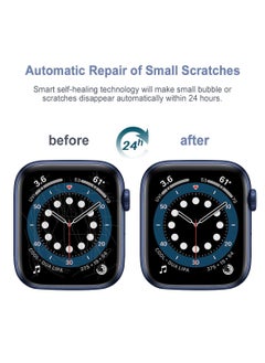PRIMEEIGHT [3 PCS] Apple Watch Series SE 4/5/6 Screen Protector 40 mm Ultra Thin Flexible TPU Clear Film Bubble-Free Scratch-resistant.  - Image 4
