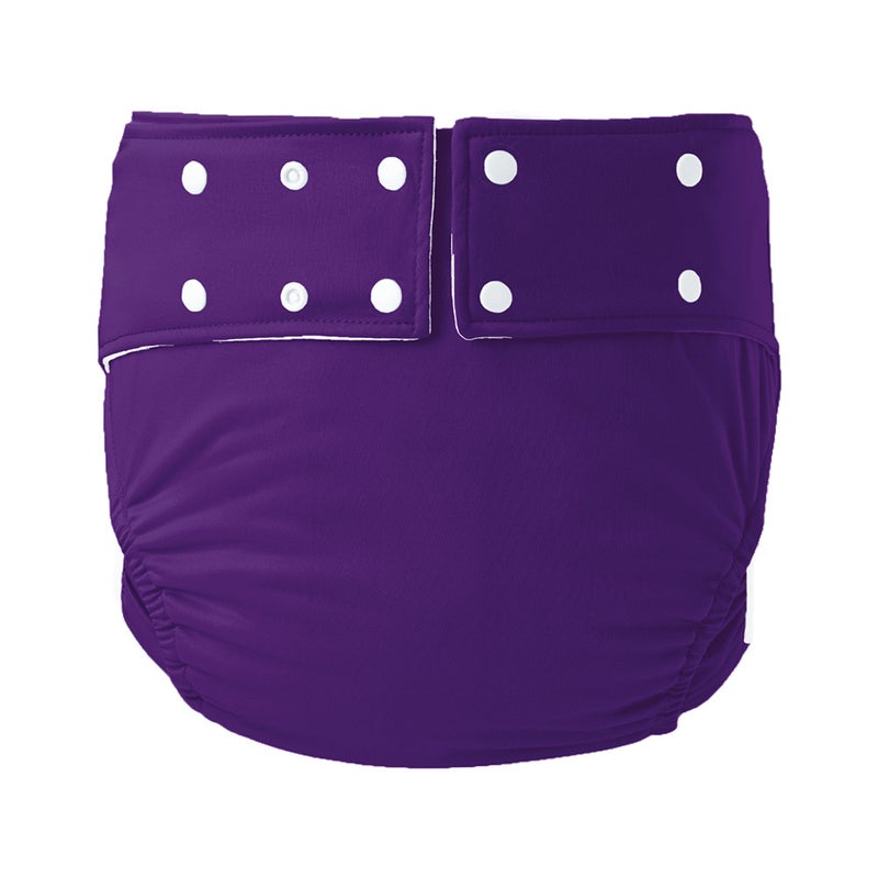 Generic Washable Leakproof Diaper Briefs Dark purple 