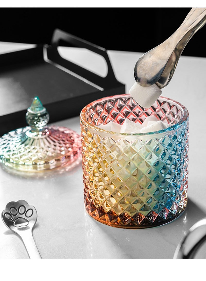 علبة قهوة برطمان حلوى على الطريقة الأوروبية 600 مل لون مزجج - Image 1