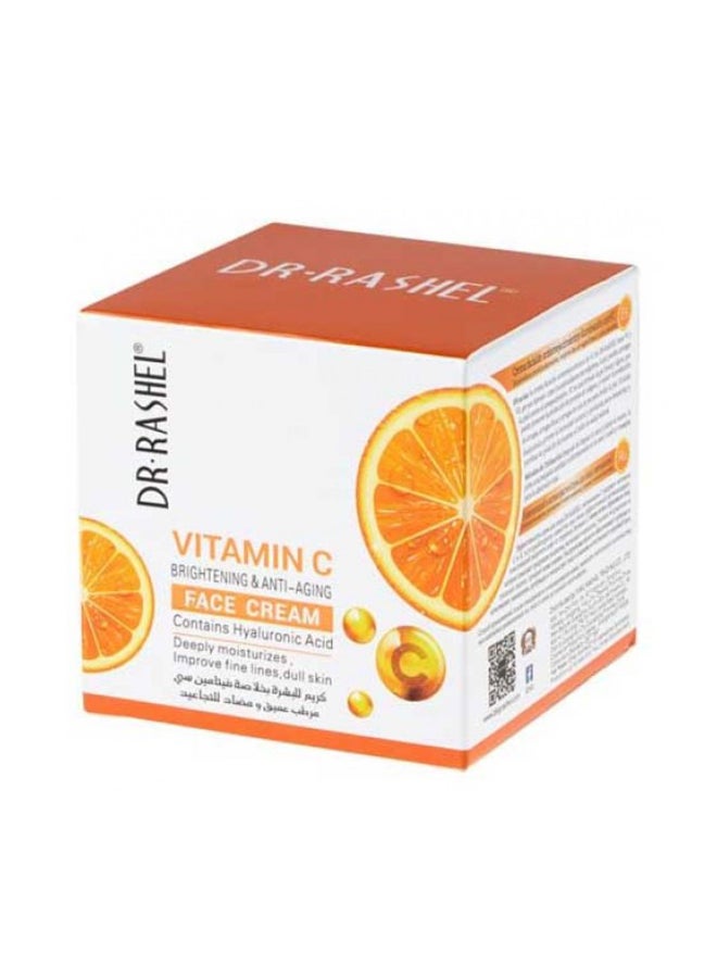 DR. RASHEL Vitamin C Brightening And Anti-Aging Face Cream Orange 50grams - Image 2