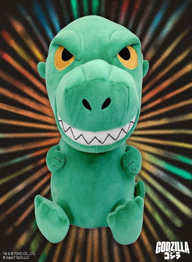 Super7 Super Duper Plush Toho Godzilla '89 (Forest Green) - 8" Toho Godzilla Plush Toy - Classic Movie Collectibles and Retro Toys - Image 5