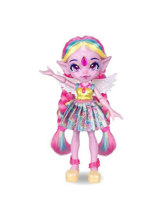 Magic Mixies سلسلة ميكسيس السحرية شيمرفيرس، اصنع واخلط الجرعة لكشف يونيّا اليونيكورن ونجمة قوس قزح البيغاكورن، تظهر هذه الدمية الجميلة بطول 6.5" داخل زجاجة الجرعة. - Image 3