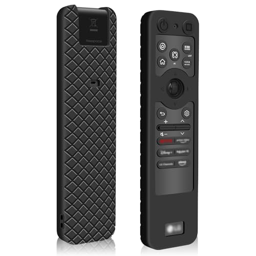 Winceed Silicone Case for LG MR25GA Remote Control [Anti-Slip] Protective Cover for MR25GA Magic Remote Compatible with 2025 LG OLED Smart TV Series Remote (Black) - Image 1