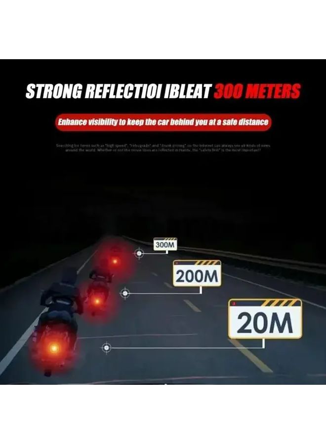 White Reflective Safety Stickers For Trailers And RVs 2pcs Screw On Design - Image 4