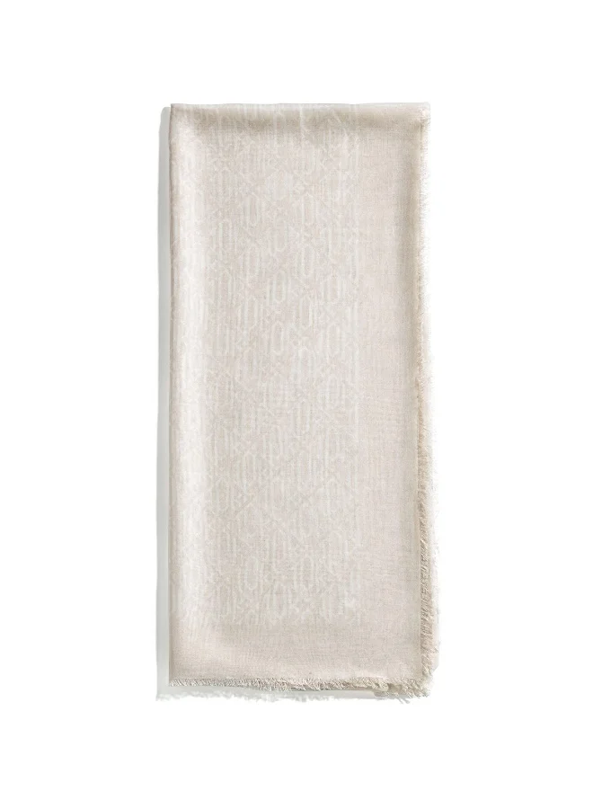 Ipekyol Monogram Shawl 130X130 Cm