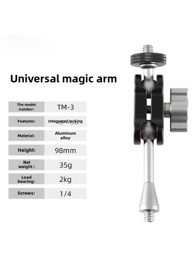 ملقط سرطان البحر على شكل C، مثبت مكتبي معدني قوي، ملقط متعدد الاستخدامات، ذراع سحرية غريبة، حامل إكسسوارات التصوير - Image 1