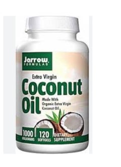 jarrow formulas Extra Virgin Coconut Oil 1000 mg 120 Softgels  - Image 2
