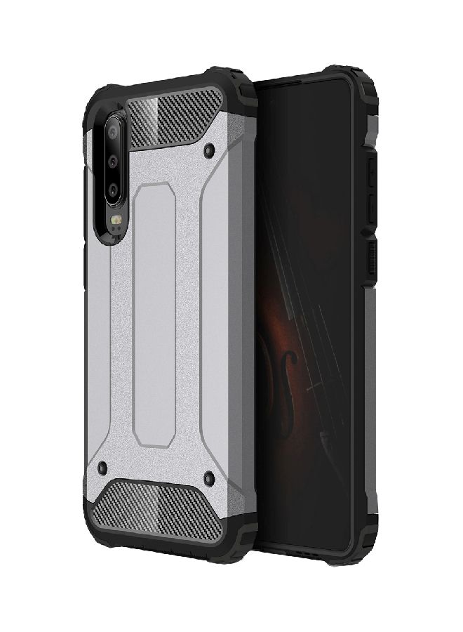 NIBEMINENT Armor Case Cover For Huawei P30 Grey - Image 1