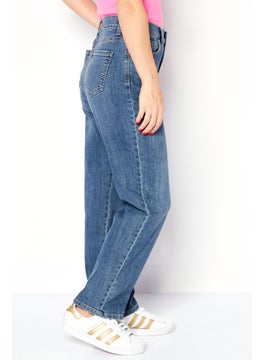 Gloria Vanderbilt Women Regular Fit Washed Denim Jean, Blue  - Image 2