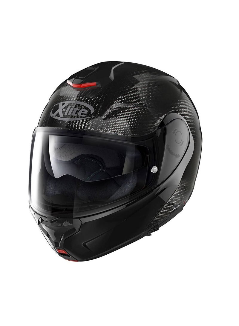 X-Lite X-Lite X-1005 Ultra Carbon Dyad 002 Flat Black Flip-Up Motorcycle Helmet-2X-Large  - Image 1