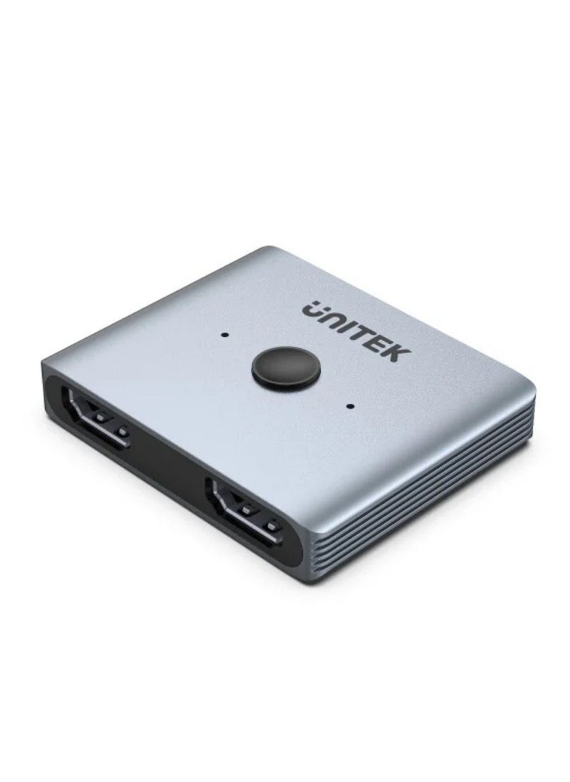 UNITEK UNITEK 8K HDMI Bidirectional Switch: Dual 2-in-1 8K HDMI Splitter and Switcher with 8K@60Hz, 4K@120Hz, HDR10, 48Gbps Bandwidth, and 3D Support for TVs, Monitors, Gaming Consoles, and Home Theater Systems  - Image 1