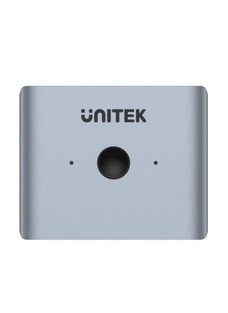 UNITEK 8K HDMI Bidirectional Switch: Dual 2-in-1 8K HDMI Splitter and Switcher with 8K@60Hz, 4K@120Hz, HDR10, 48Gbps Bandwidth, and 3D Support for TVs, Monitors, Gaming Consoles, and Home Theater Systems