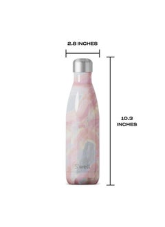 S'well Stainless Steel Water Bottle, 17oz, Geode Rose, Triple Layered Vacuum Insulated Containers Keeps Drinks Cold for 36 Hours and Hot for 18, BPA Free, Perfect for On the Go  - Image 5