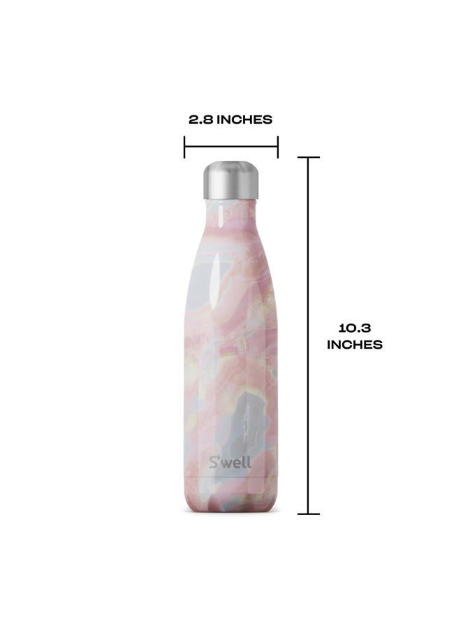 S'well Stainless Steel Water Bottle, 17oz, Geode Rose, Triple Layered Vacuum Insulated Containers Keeps Drinks Cold for 36 Hours and Hot for 18, BPA Free, Perfect for On the Go  - Image 5