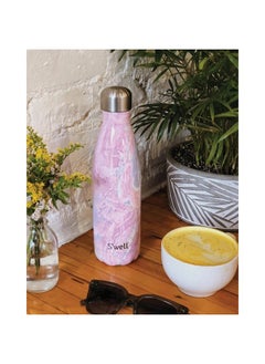 S'well Stainless Steel Water Bottle, 17oz, Geode Rose, Triple Layered Vacuum Insulated Containers Keeps Drinks Cold for 36 Hours and Hot for 18, BPA Free, Perfect for On the Go  - Image 2
