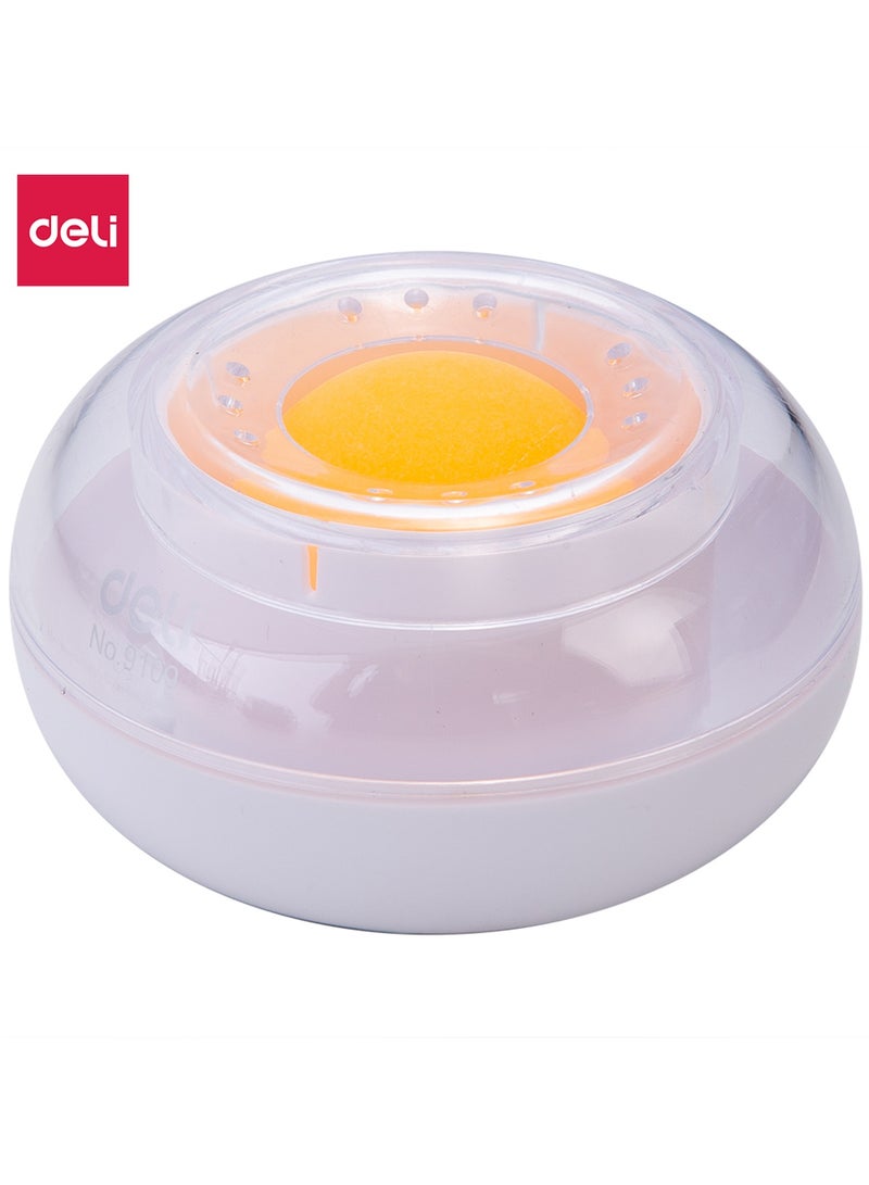 Deli E9109 Finger Moistener - High-Quality GPPS, φ90×35mm, Transparent Tube, Assorted Colors  - Image 4