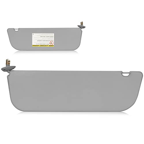 AEagle Sun Visor for 2009-2014 Ford E150 E250 E350 Super Duty, Left Driver Side Gray Sunvisor Replacement 9C2Z-1504105-FA - Image 1