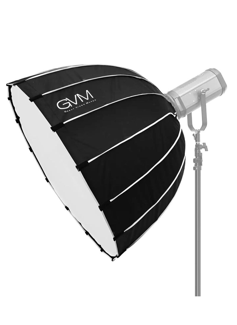 GVM GVM 35-Inch Lighting Softbox with Bowens Mount and Honeycomb Grid, Foldable Speedlight Umbrella with Carrying Bag for Studio Photography  - Image 1
