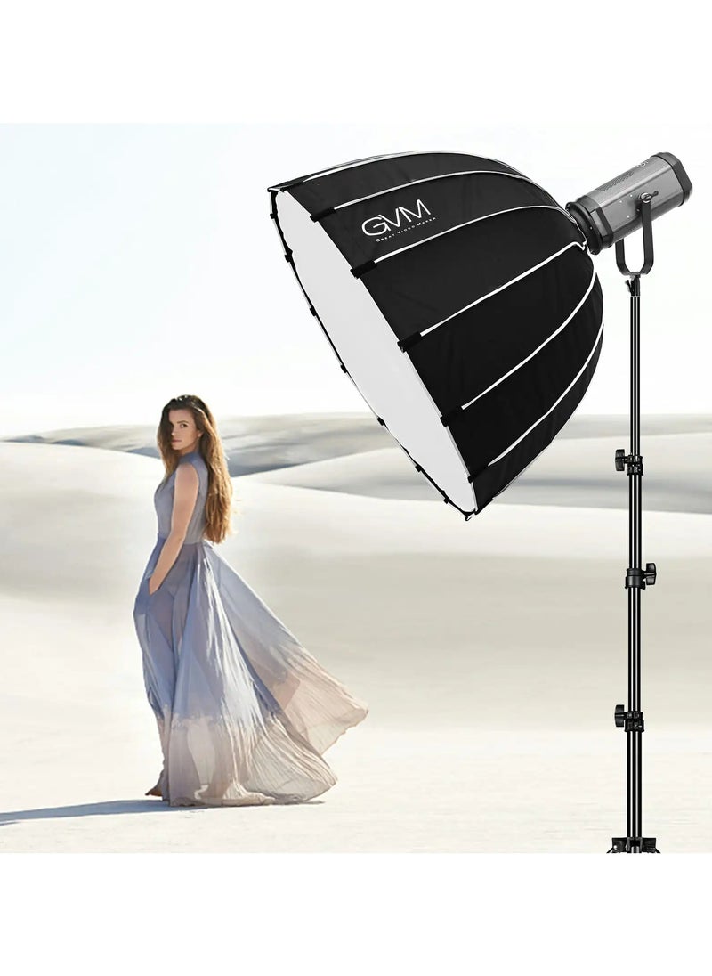 GVM GVM 35-Inch Lighting Softbox with Bowens Mount and Honeycomb Grid, Foldable Speedlight Umbrella with Carrying Bag for Studio Photography  - Image 2